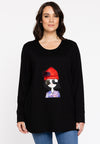 Sweatshirt patch VERO - black