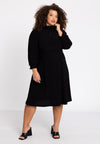 Dress belted dolce - Black