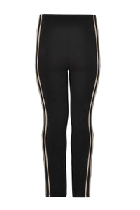 Tregging stripe binding - black - #3