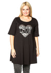 Tunic wide bot love UNI - black 