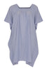 Tunic-blouse square STRIPE - blue - #4