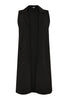 Jacket sleeveless INTERLOCK - black  - #4