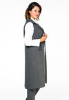 Jacket sleeveless INTERLOCK - grey 