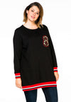 Sweater applique 8 - black 