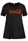 Tunic flare ruffle COCA COLA - black - #4