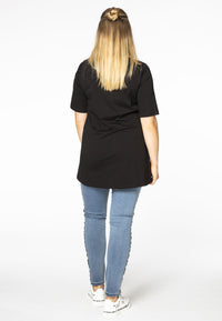 Tunic flare LOVE ME TENDER - black - #3