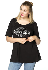 Tunic flare LOVE ME TENDER - black - #1