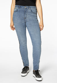 Jeans sideseam TAPE - indigo - #1