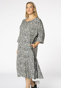 Dress wide BABY LEOPARD - black - #1