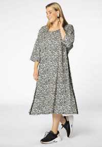 Dress wide BABY LEOPARD - black - #4