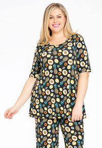 Tunic flare FRUITY - black - #1