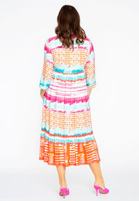 Dress ruffled WAVE - multi - #3