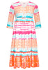 Dress ruffled WAVE - multi - #4