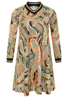 Dress A-line PAISLEY - multi - #4