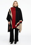 Poncho cardigan zip - black - #2