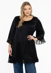 Blouse wide - black