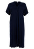 Dress wide COCOON - blue - #4