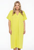 Dress wide COCOON - bright green