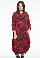 Dress Long Balloon RED LEO - red  - #1