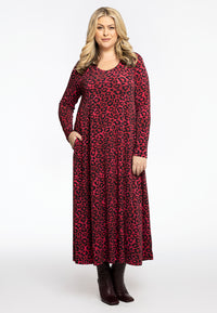 Dress Swing RED LEO - red - #2