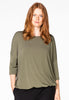 Tunic wide balloon DOLCE - green 