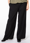 Trousers wide fit - black - #1