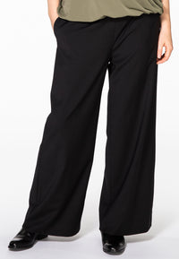 Trousers wide fit - black - #1