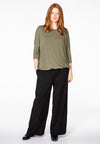 Trousers wide fit - black - #2
