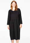 Dress pleated - black 