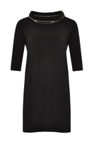 Dress zip neck DOLCE - black  - #4