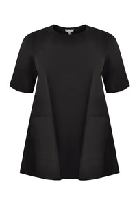 Tunic pockets POPLIN - black - #4