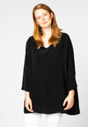 Blouse wide CUPRO - black - #1