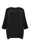 Blouse wide CUPRO - black - #4