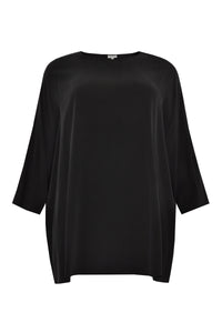 Blouse wide CUPRO - black - #4
