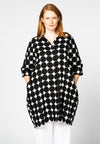 Blouse wide long CIRCLE - black - #2