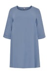 Tunic-blouse A-line LINEN - indigo - #2