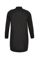 Blouse round bottom - black  - #3