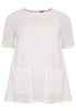 Tunic A-line pockets - white - #4