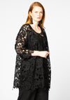 Tunic wide LACE - black