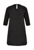 Dress A-line pockets linen - black  - #3