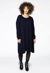 Pullover dress WOOL - blue - #2