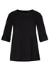 Shirt COTTON stretch slits - black  - #4