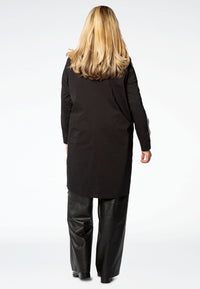 Shirt COTTON stretch tape - black - #3
