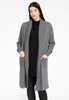 Cardigan rib collar - grey 