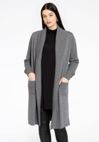 Cardigan rib collar - grey - #1