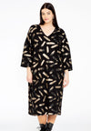 Wide dress GRACE - black - #1