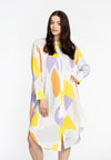 Blouse wide FLOWLY - white
