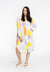 Blouse wide FLOWLY - white