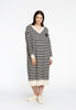 Dress wide badge STRIPE - black  - #2