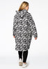 Wide raincoat ZEBRA - black  - #3